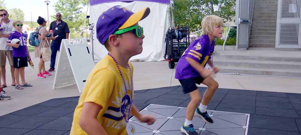Minnesota Vikings harness the kinetic power of their fans with Pavegen